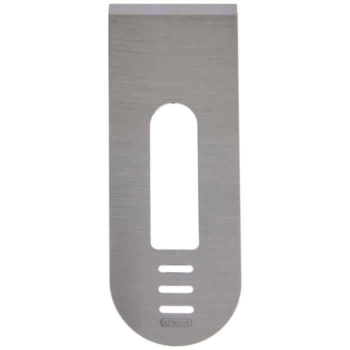Fer pour rabot d'établi métallique - STANLEY - 0-12-508 - Acier chromé au carbone - 40 mm
