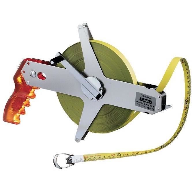Metre ruban mesure longue - STANLEY - 1-34-477 - 30 m x 12,7 mm - Ruban Acier - Mabolon Master II