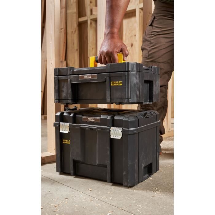 Mallette PRO-STACK - STANLEY FATMAX - FMST1-71968 - Grand tiroir 6 casiers - 9,5 L
