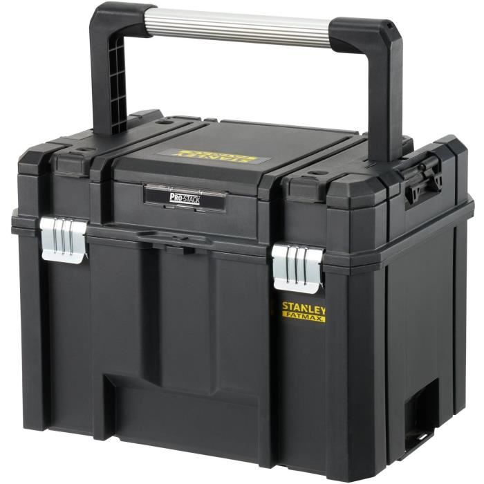 Coffre avec organiseur PRO-STACK - STANLEY FATMAX - FMST1-75796 - 23 L - Charge 30 kg