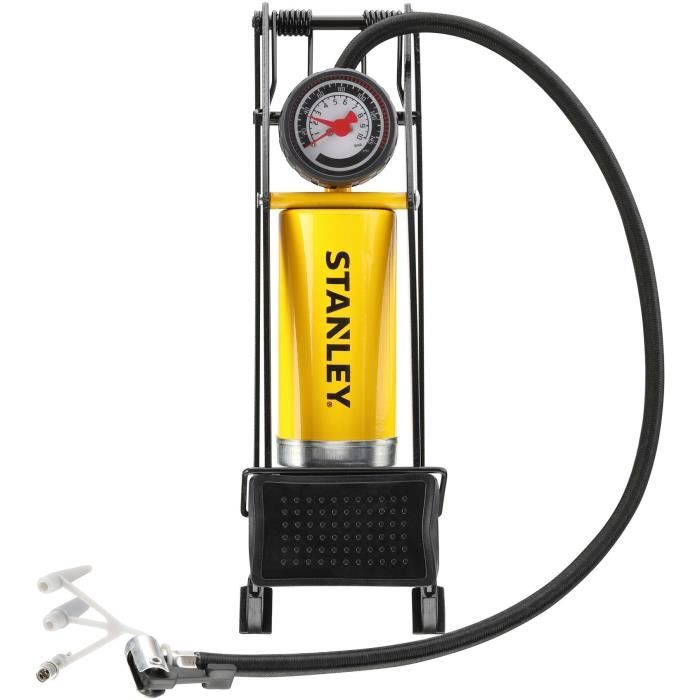 STANLEY - Pompe a Pied - STHT80894-1 - Pression maxi : 100 psi / 6,9 bars