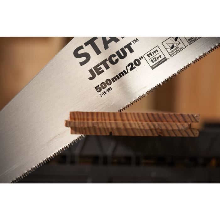 Scie égoine - STANLEY - 2-15-599 - Jetcut - 500 mm - coupe fine