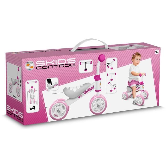 Ma premiere draisienne Baby Walker - STAMP - SKIDS CONTROL - Rose