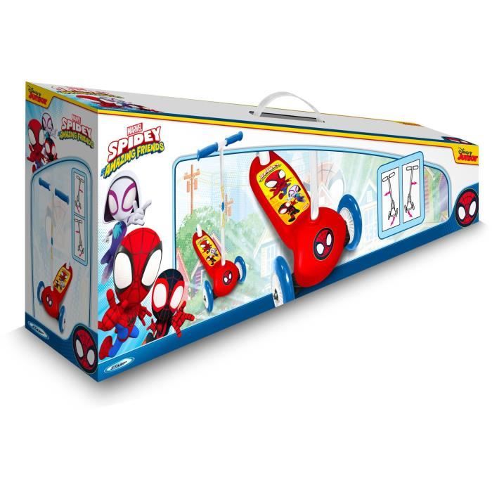 STAMP - Trottinette Steering 3 roues - Spidey