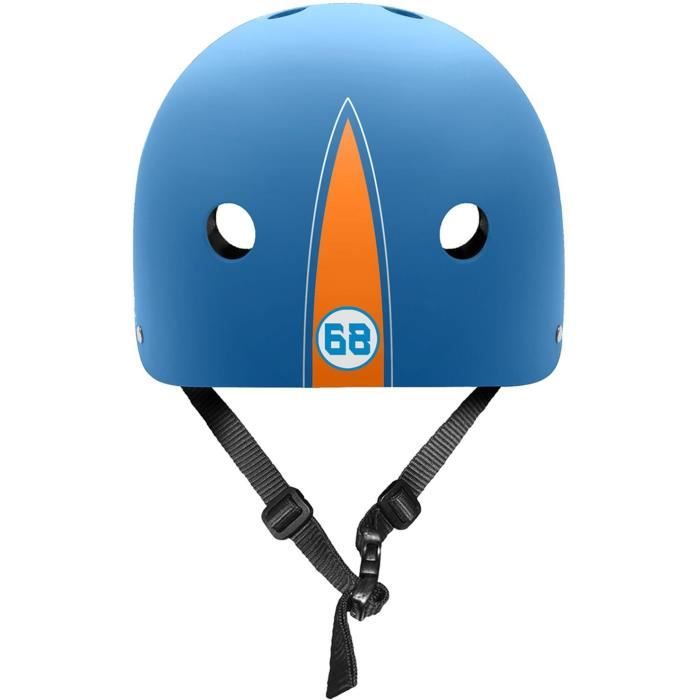 Casque Skate STAMP - Hot Wheels - Taille 53/57cm - Confortable et Ajustable - GarÁon