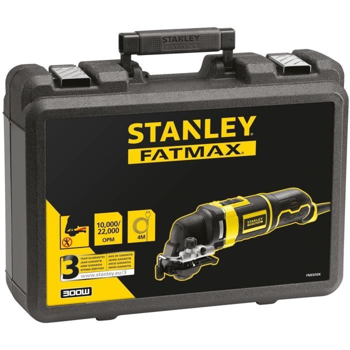 Outil Oscillatoire - STANLEY FATMAX - FME650K-QS - 300W - 20 Accessoires