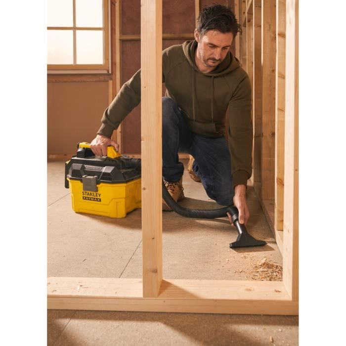 Aspirateur Eau et Poussiere - STANLEY FATMAX V20 - SFMCV002B-XJ - Lithium 18V - Sans Batterie