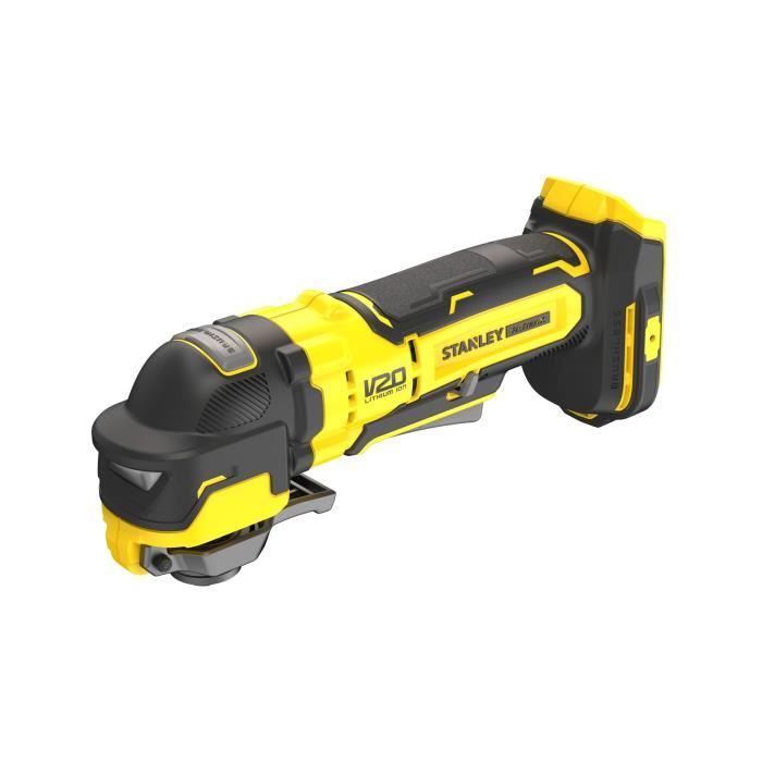 Outil oscillatoire multifonction sans fil - STANLEY FATMAX - SFMCE510B-XJ - Brushless - 18V - découpe, ponçage - sans batterie