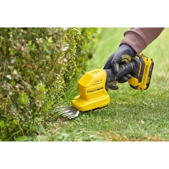 Taille-haie et cisaille a gazon sans fil - Stanley Fatmax - STCSS20B-XJ - 18V - Lames interchangeables - Sans batterie