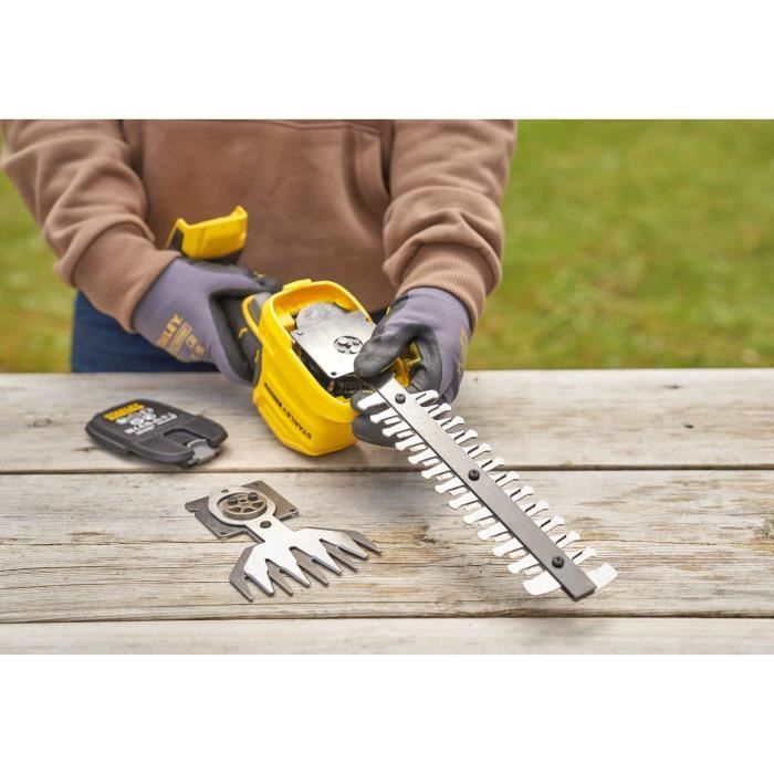 Taille-haie et cisaille a gazon sans fil - Stanley Fatmax - STCSS20B-XJ - 18V - Lames interchangeables - Sans batterie
