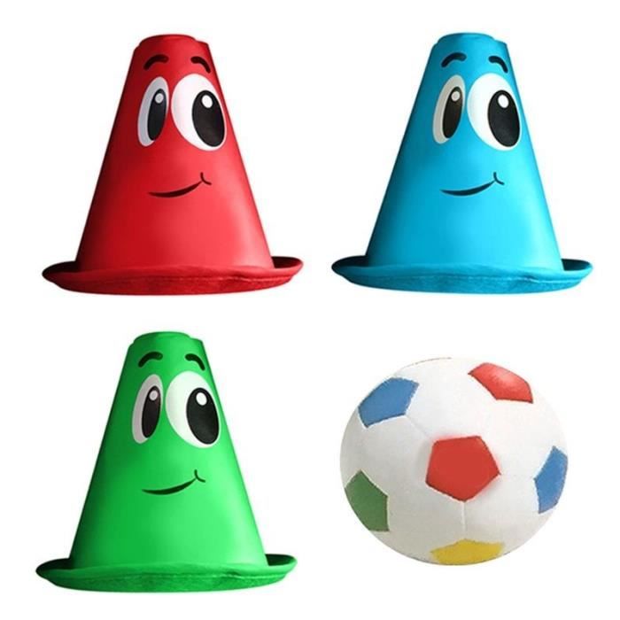 Set de Foot prÈ-scolaire - STAMP - Balle et 3 cÙnes - Mixte - A partir de 2 ans
