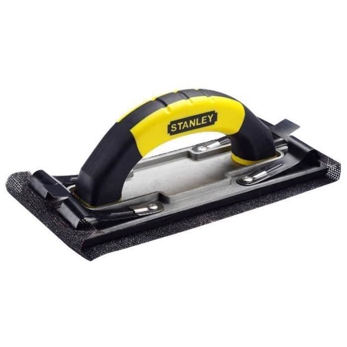 Ponceuse manuelle a clip - STANLEY - STHT0-05927 - Corps en aluminium nervuré - 230 x 80 mm