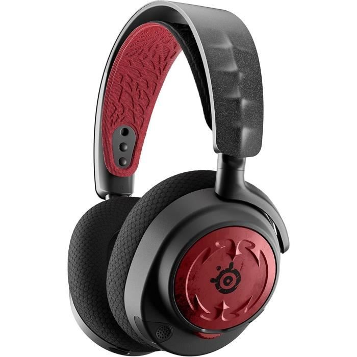 Casque Gaming sans fil multiplateforme - STEELSERIES - ARCTIS NOVA 7 : EDITION DIABLO IV - Rouge et Noir