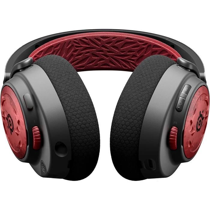 Casque Gaming sans fil multiplateforme - STEELSERIES - ARCTIS NOVA 7 : EDITION DIABLO IV - Rouge et Noir