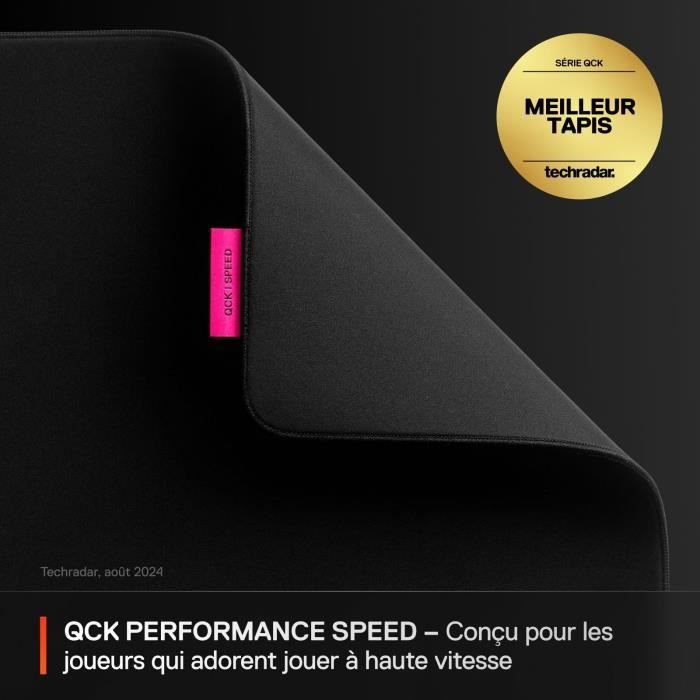 Tapis de souris gaming - STEELSERIES - QcK Performance XL - Rapide - 900 x 400 mm