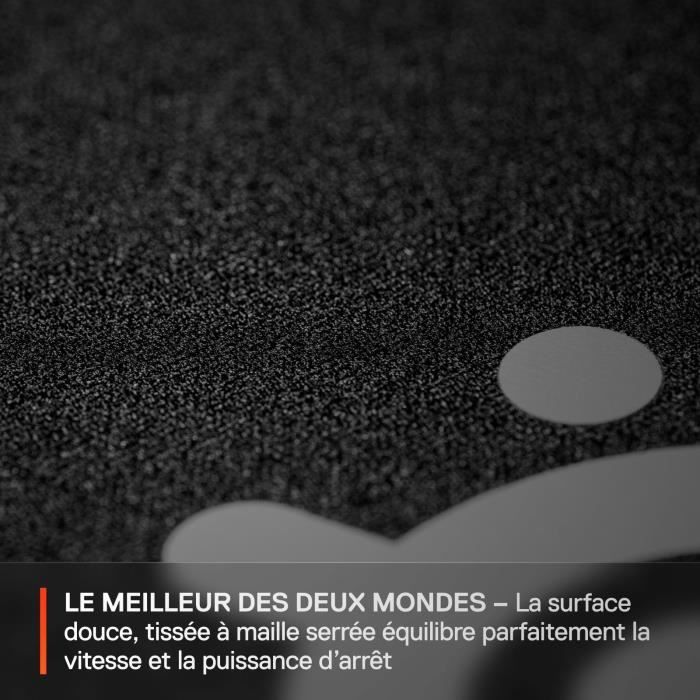 Tapis de souris gaming - STEELSERIES - QcK Performance L - Balance - 490 x 420 mm