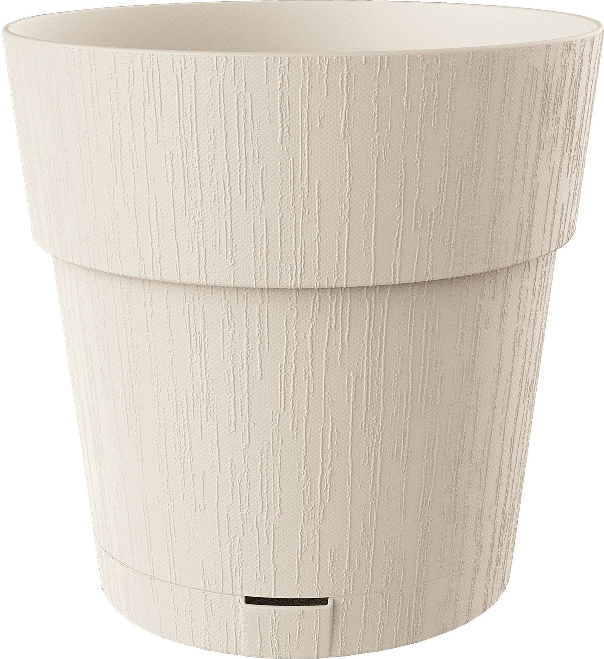 STEFANPLAST Pot de fleur ETHICA - 2 L -40 x h39 cm - Avec réserve d'eau - Blanc