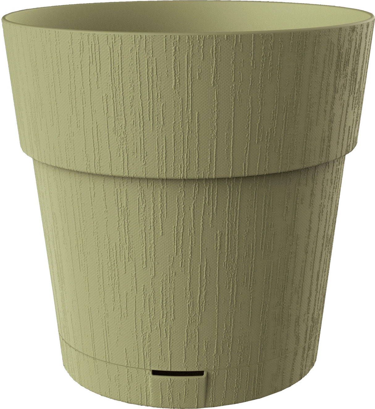 STEFANPLAST Pot de fleur ETHICA - 2 L - 40 x h39 cm - Avec réserve d'eau - Vert olive