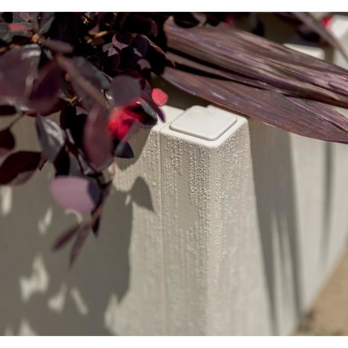 Bac a fleur - ETHICA - Taupe - CarrÈ - 38 L - STEFANPLAST