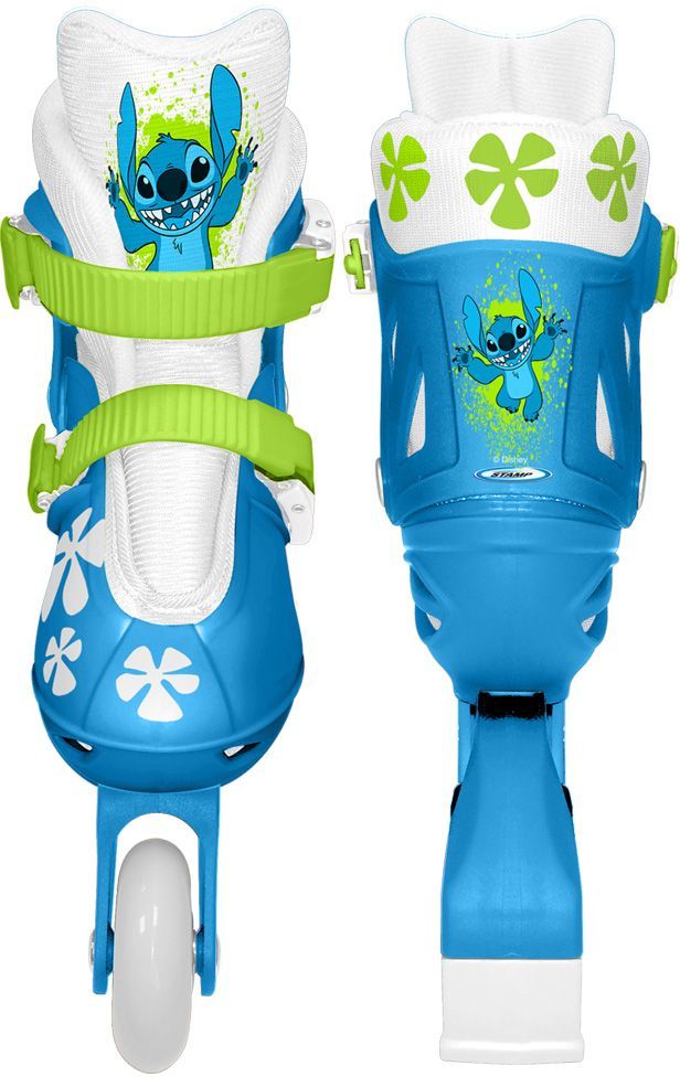 Patins en ligne ajustable - STITCH - Enfant - Bleu - Taille 30-33