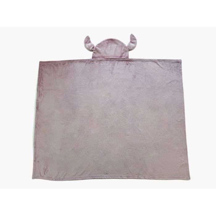 Plaid polaire a capuche 3D - LILO & STITCH - Angel - 120 x 150 cm