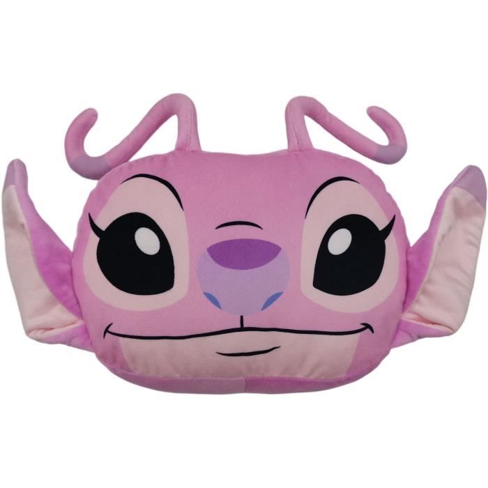 Coussin cocooning 3D - LILO & STITCH - Angel - Microfibre - 30 cm