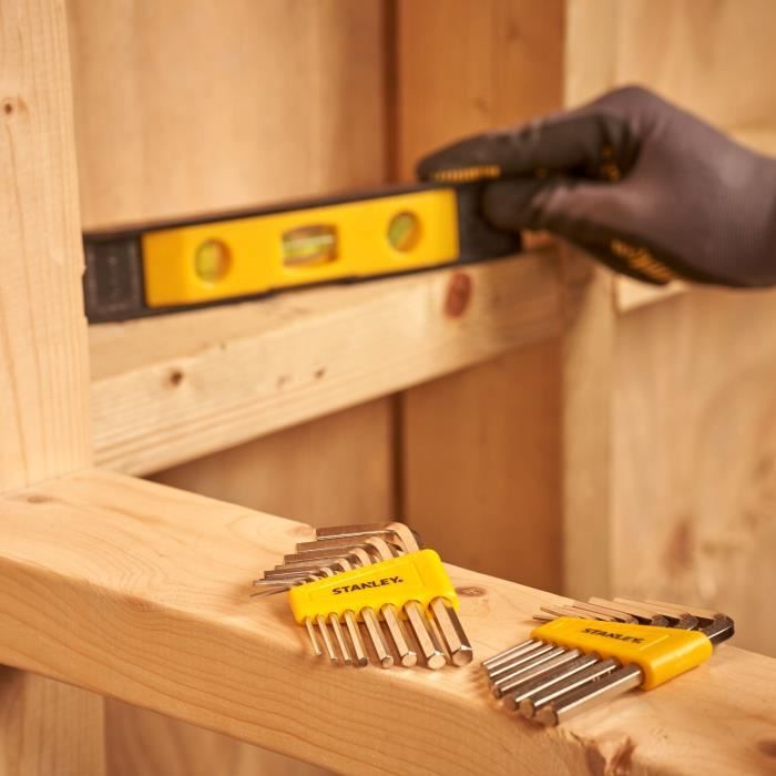 Coffret d'outils - STANLEY - STMT0-74101 - 38 pieces - Métal - Noir