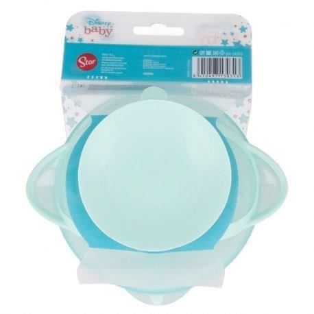 Bol a ventouse - THERMOBABY - Anti-dérapant - Avec couvercle et cuillere - Mickey Cool