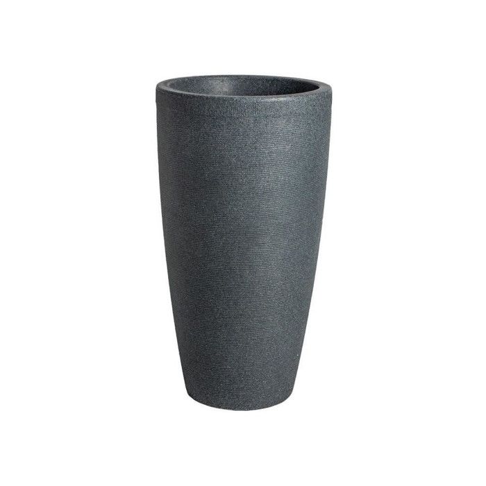 Pot de fleur - STRATA - L - Amesbury - Ø 40cm x 75cm H - Couleur cendres