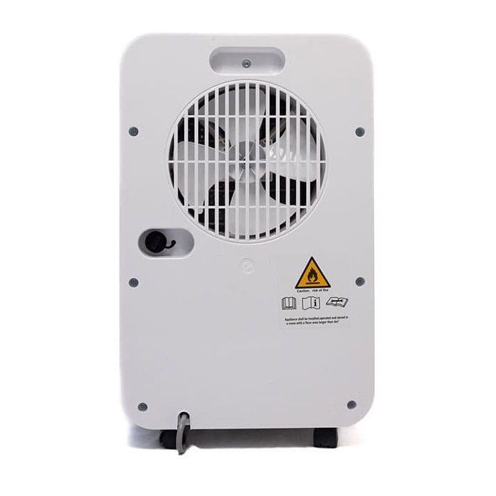 Déshumidificateur - STYLIES - Regulus - Capacité 2,5 L - Jusqu'a 12 L /jour - Timer/hygrostat/seche-linge - Blanc/gris