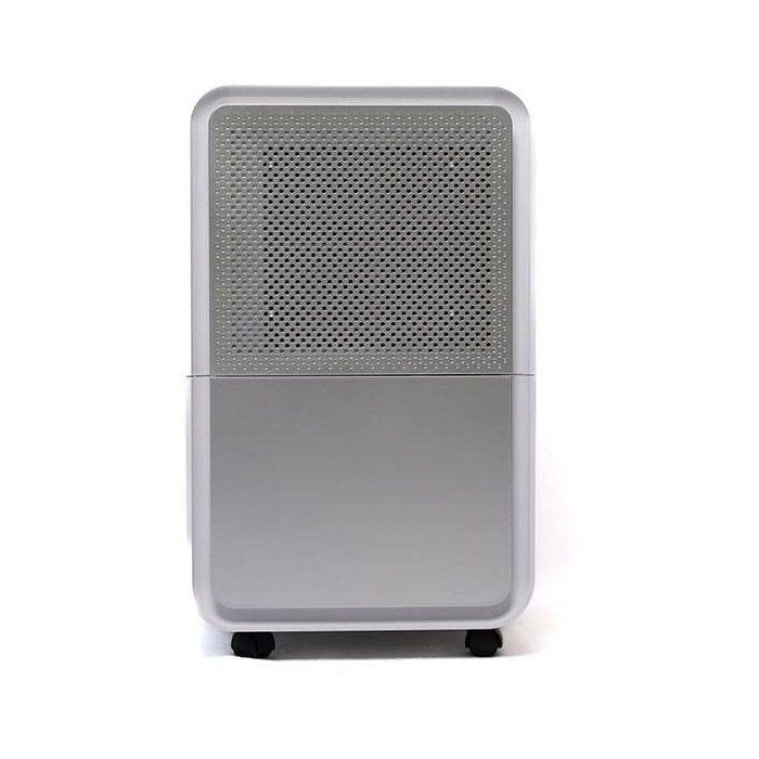 Déshumidificateur - STYLIES - Regulus - Capacité 2,5 L - Jusqu'a 12 L /jour - Timer/hygrostat/seche-linge - Blanc/gris