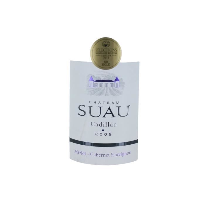 Château Suau Cadillac 2009 Côtes de Bordeaux - Vin rouge de Bordeaux