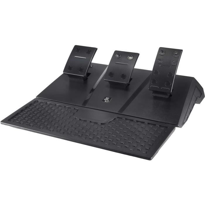 Volant de course - SUPERDRIVE - GS650-X - Levier de vitesse manuel - 3 pédales - Palettes - PS4 / Xbox