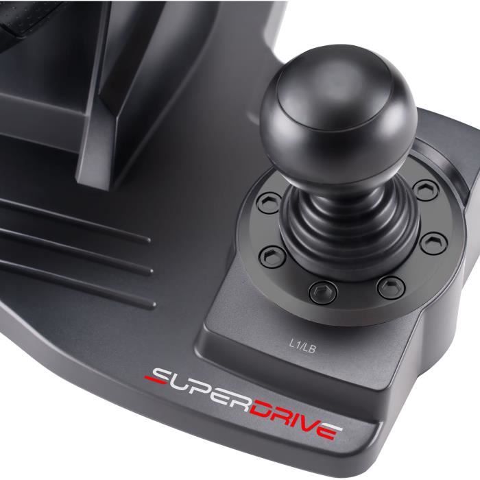 Volant de course - SUPERDRIVE - GS550 - Avec pédalier - Levier de vitesses - Vibrations - Multi-plateformes