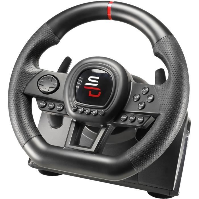 Volant de course - SUPERDRIVE - SV650 - Avec pédalier - Palettes - Vibrations - Multi-plateformes