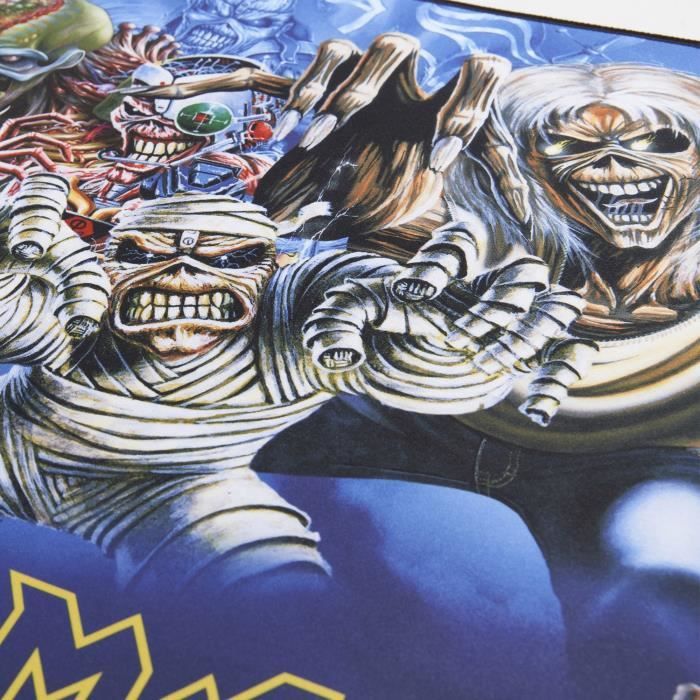 Tapis de souris XXL - SUBSONIC - Iron Maiden - 90 cm x 40 cm - Tapis de bureau gaming - Licence officielle