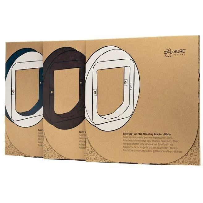 Adaptateur de montage pour chatiere - SUREFLAP - Blanc