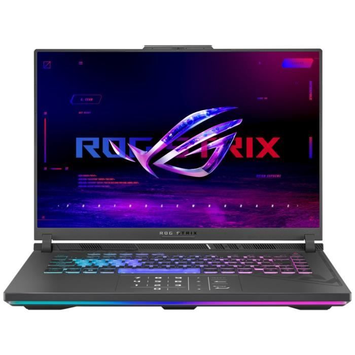 PC Portable Gamer ASUS ROG Strix G16 | Sans Windows - 16 WUXGA 165Hz - RTX 5070Ti 12Go - AMD Ryzen 9 8940HX - RAM 32Go - 1To SSD
