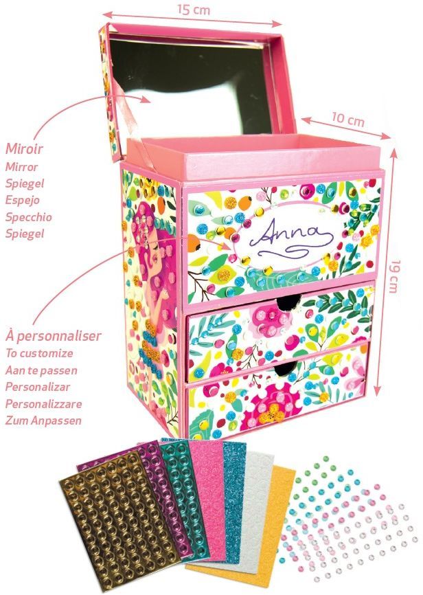 3D Mosaiques - SYCOMORE - Stick'N Fun - Coffret bijoux - Des 5 ans