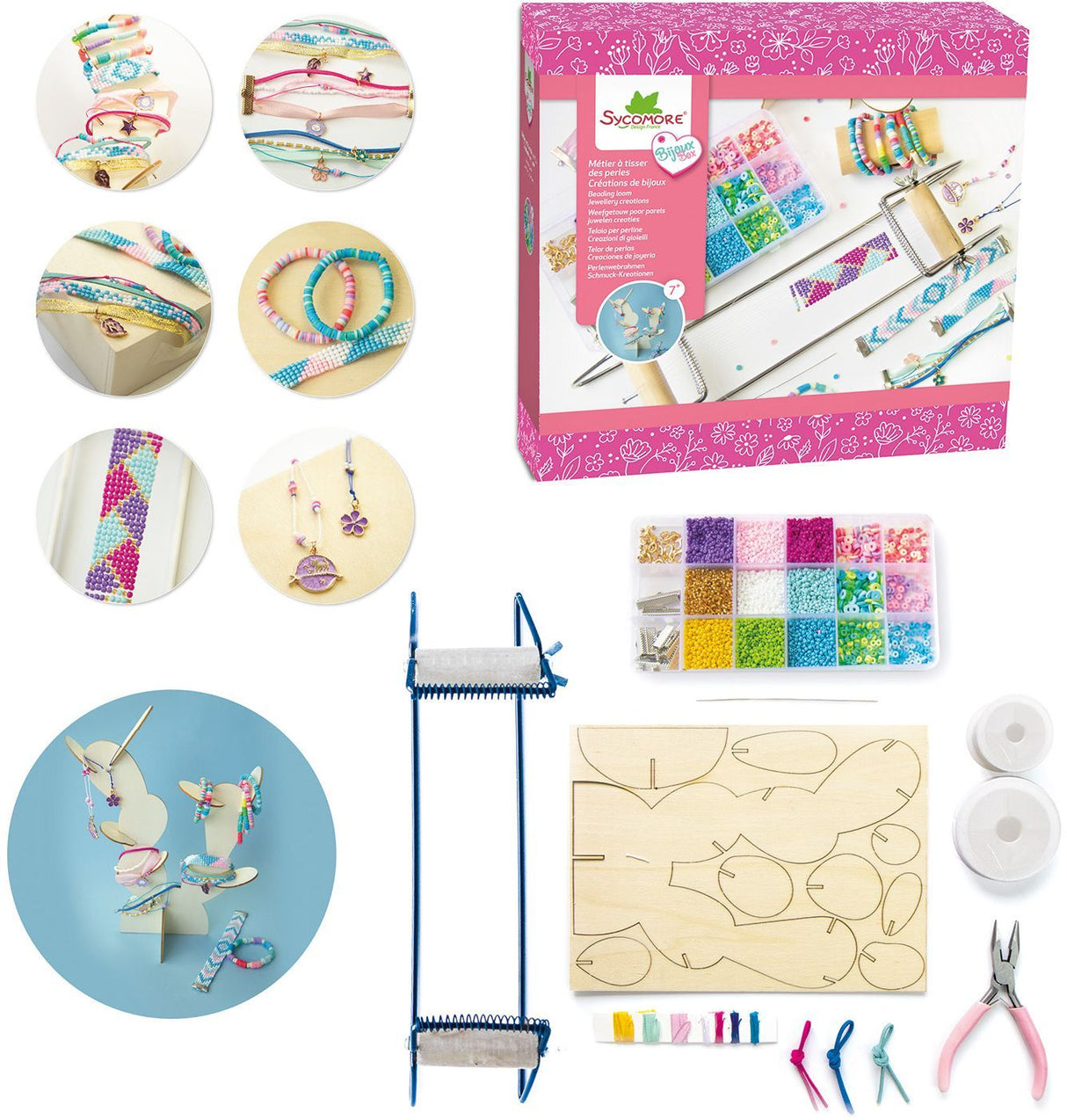 Atelier de bijoux - SYCOMORE - Métier a tisser XL - Des 7 ans