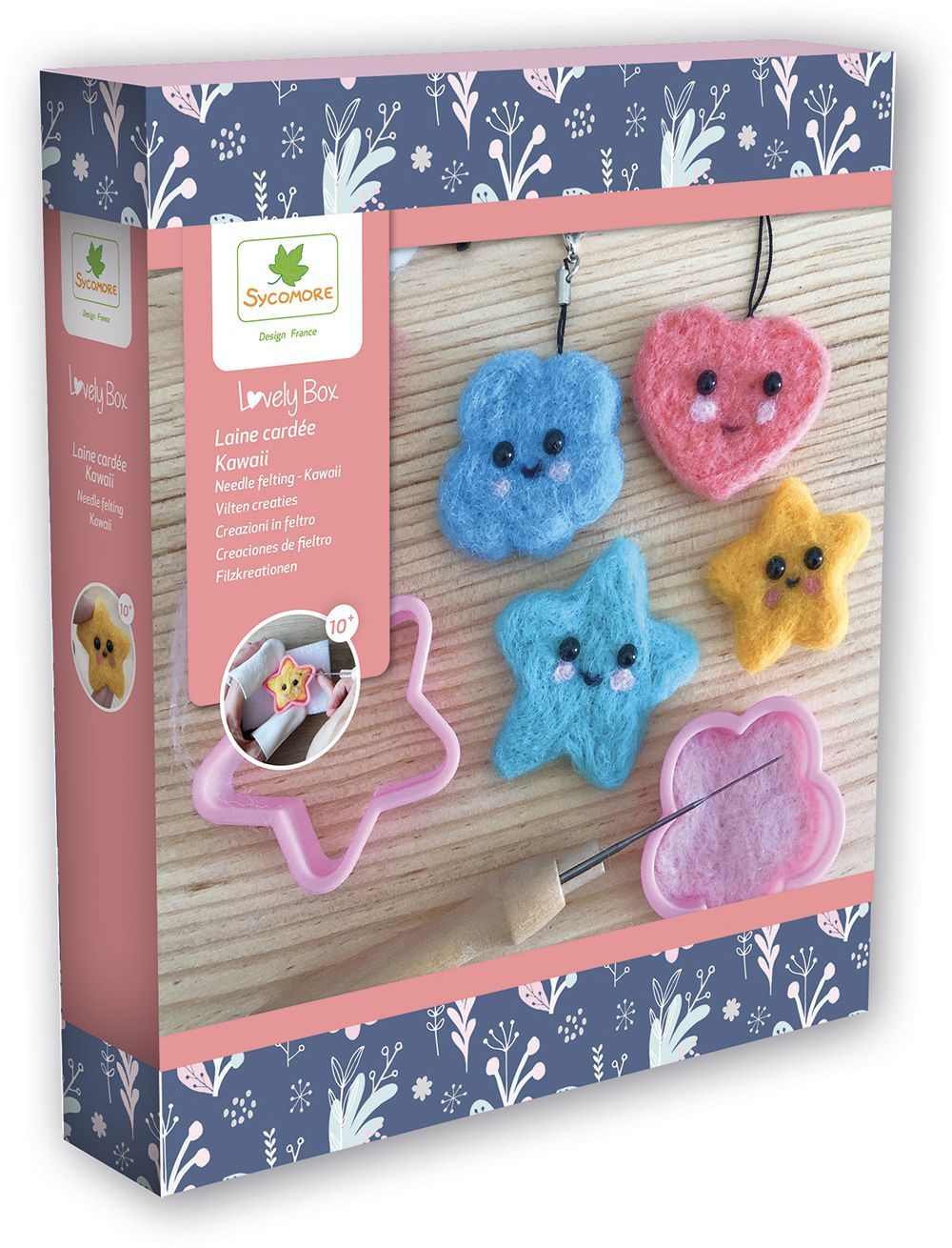 Lovely Box - SYCOMORE - Laine cardée - Kawaii - Des 10 ans