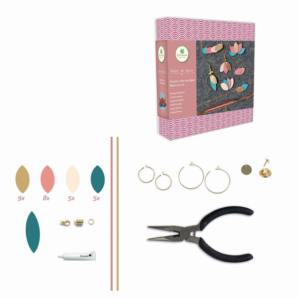 Atelier de bijoux - SYCOMORE - Bijoux en cuir - Des 12 ans