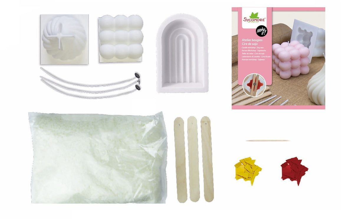 Atelier bougies - SYCOMORE - Make it XL - Cire de soja - Des 12 ans