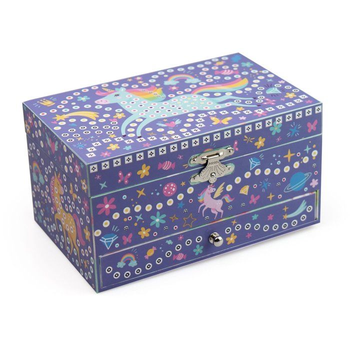 3D Mosaiques - SYCOMORE - Stick'N Fun - Boîte a musique Licorne - Des 5 ans