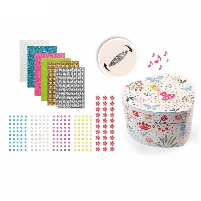 3D Mosaiques - SYCOMORE - Stick'N Fun - Boîte a musique coeur - Des 5 ans