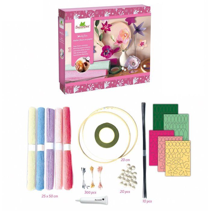 Lovely box - SYCOMORE - Atelier fleurs en papier - Des 7 ans