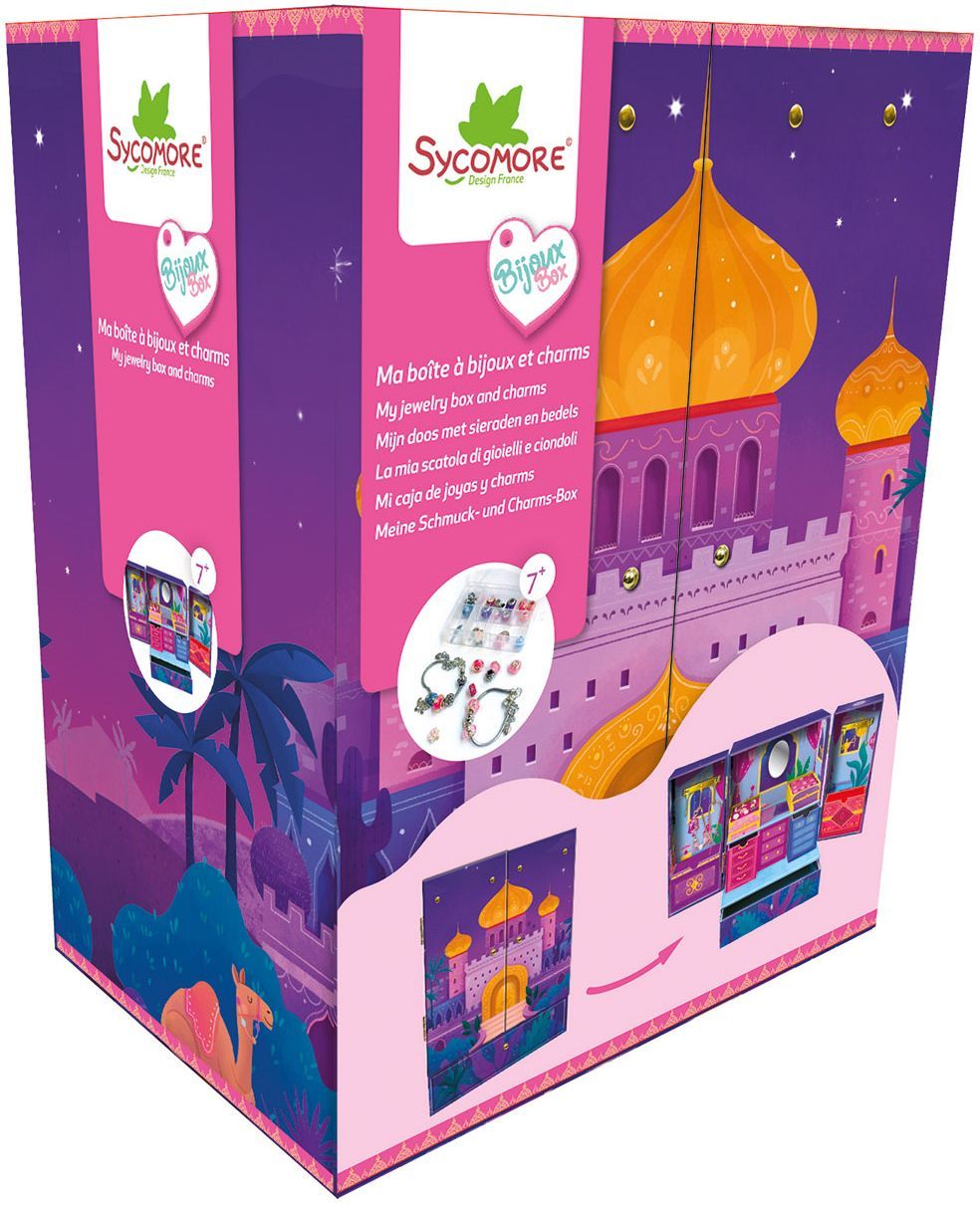 Bijoux Box - SYCOMORE - Ma boîte a bijoux et charms - Des 7 ans