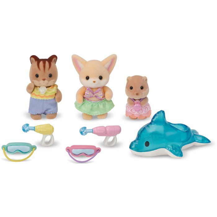Le trio des bébés a la piscine - Sylvanian Families - 5749