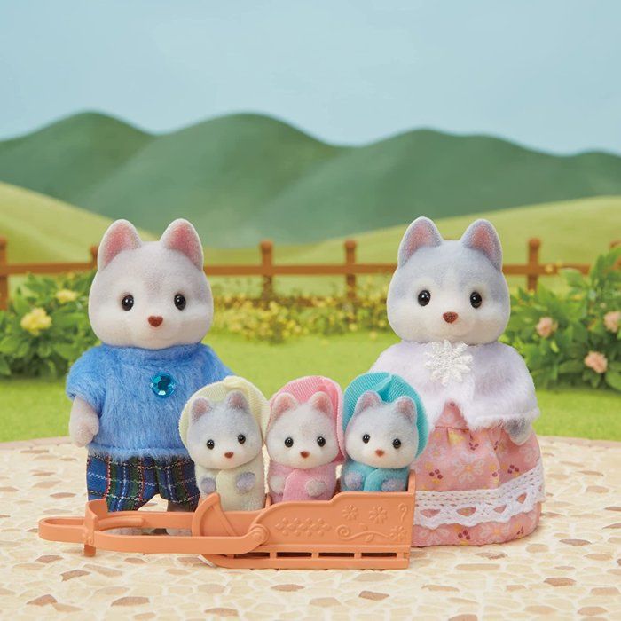 La famille Husky - Sylvanian Families - 5636