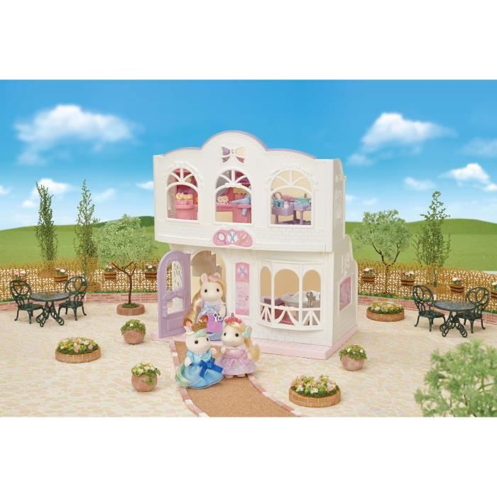 Mini-univers - SYLVANIAN FAMILIES - Salon de coiffure des poneys - Accessoires inclus - Mixte - 3 ans et plus